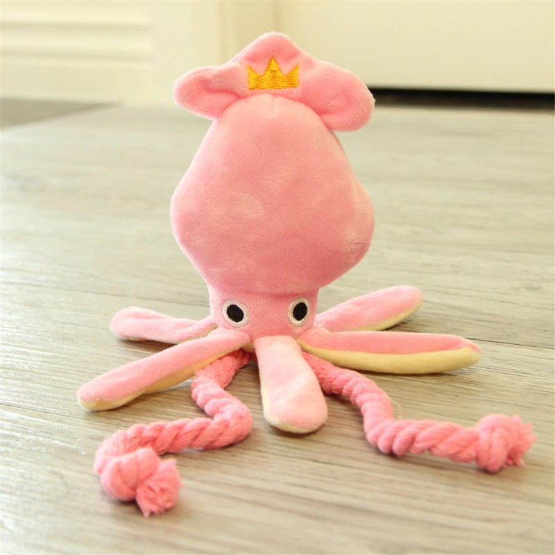 Hundespielzeug Plüsch Octopus