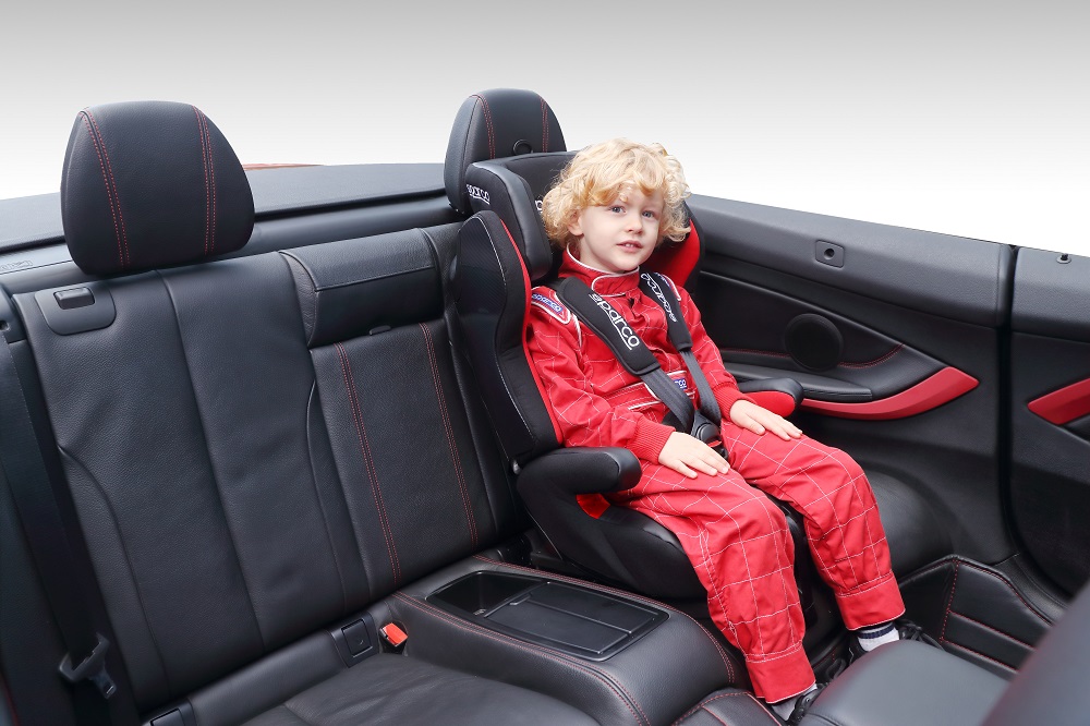 Auto Kindersitz SPARCO SK700 Grau mit ISOFIX