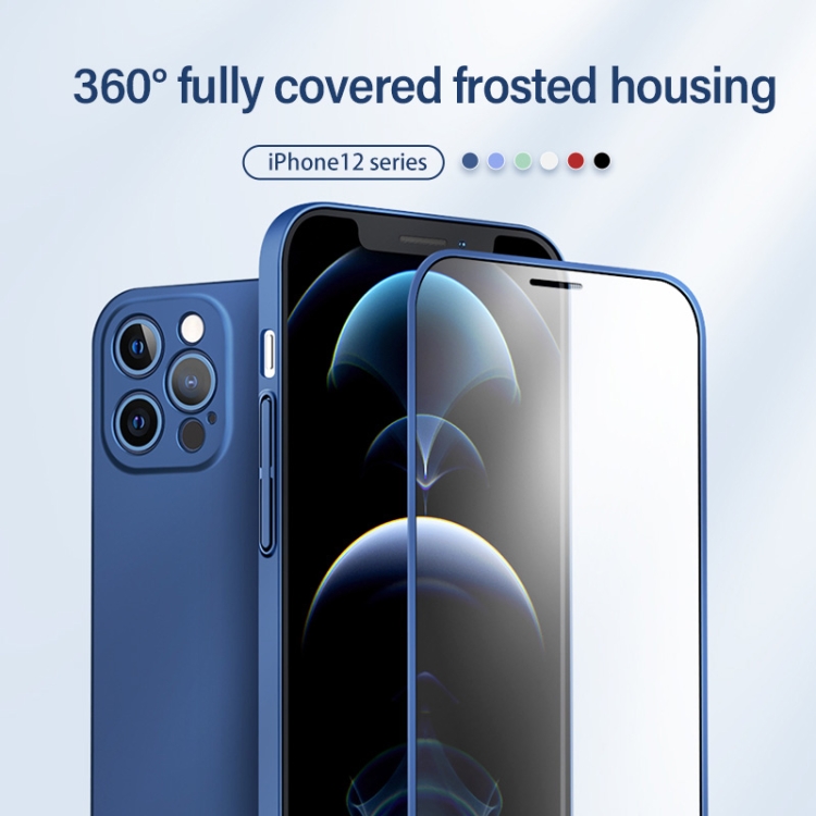 Schutzhülle + Displayschutz 360° iPhone 12 Pro - Weiss