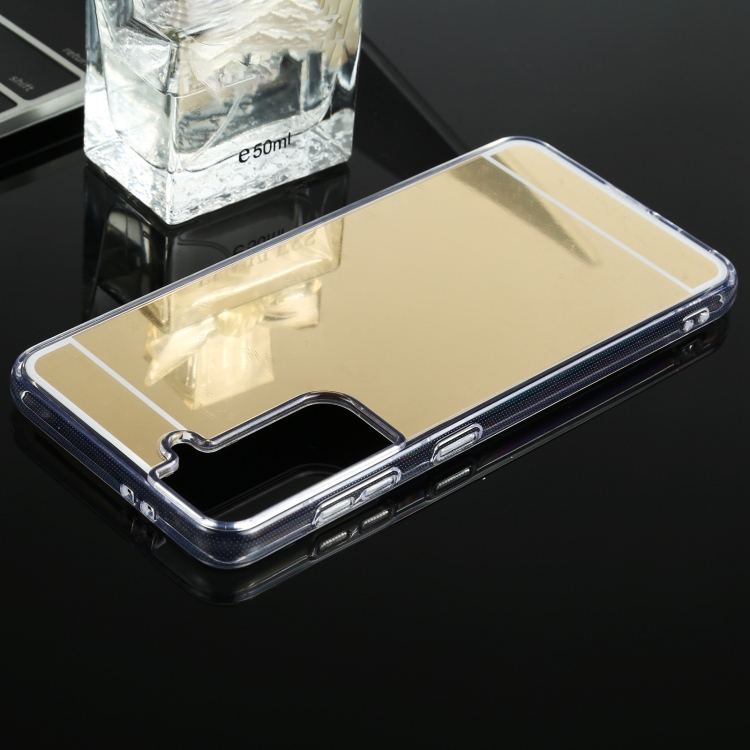 Schutzhülle Samsung Galaxy S21 5G TPU Spiegel-Gold