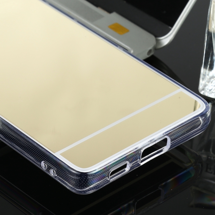 Schutzhülle Samsung Galaxy S21 Ultra 5G TPU Spiegel-Gold