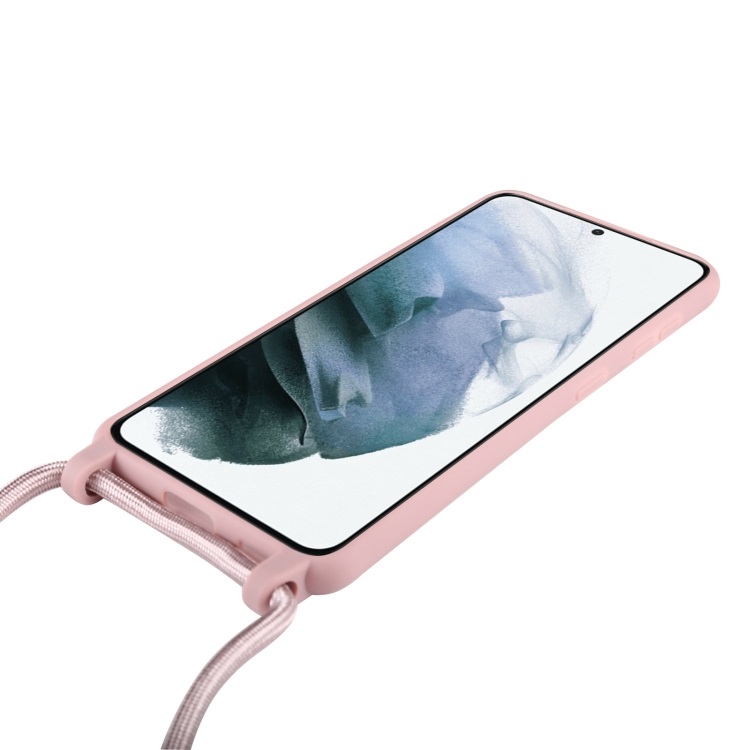 Schutzhülle TPU mit Band Samsung Galaxy S21 Ultra 5G - Pink